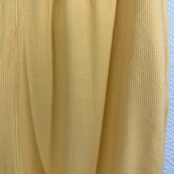 Draper's & Damon's Stretch ribbed Yellow pull on Pants side seam pockets - Picture 2 of 5